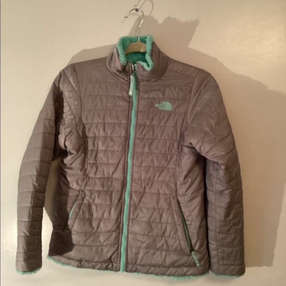 The Northface girls reversible jacket Sz L - Picture 4 of 11